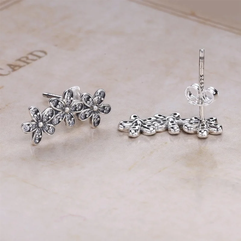 (slika za) PANDORA Dazzling Daisies, prozorni uhani CZ Stud - 290744CZ - Ogled 3