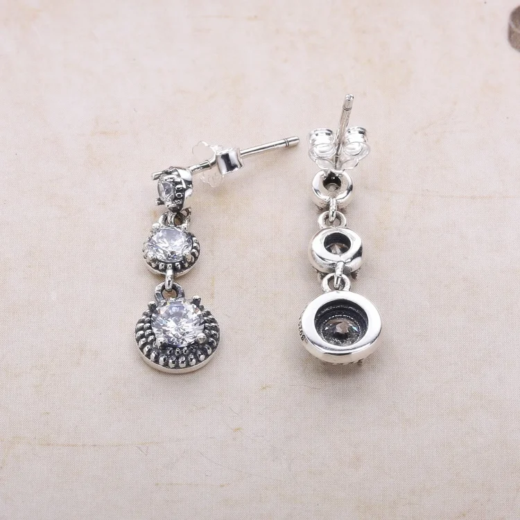 PANDORA Eternal Elegance obeski, uhani - 290742CZ