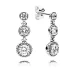 PANDORA Eternal Elegance obeski, uhani - 290742CZ