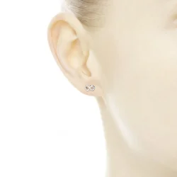 PANDORA Infinite Love Stud uhani, prozoren CZ - 290695CZ