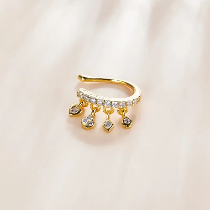 (slika za) Pandora Style 18ct pozlačena sponka za ušesa My Girl - SCE1075 - Ogled 4