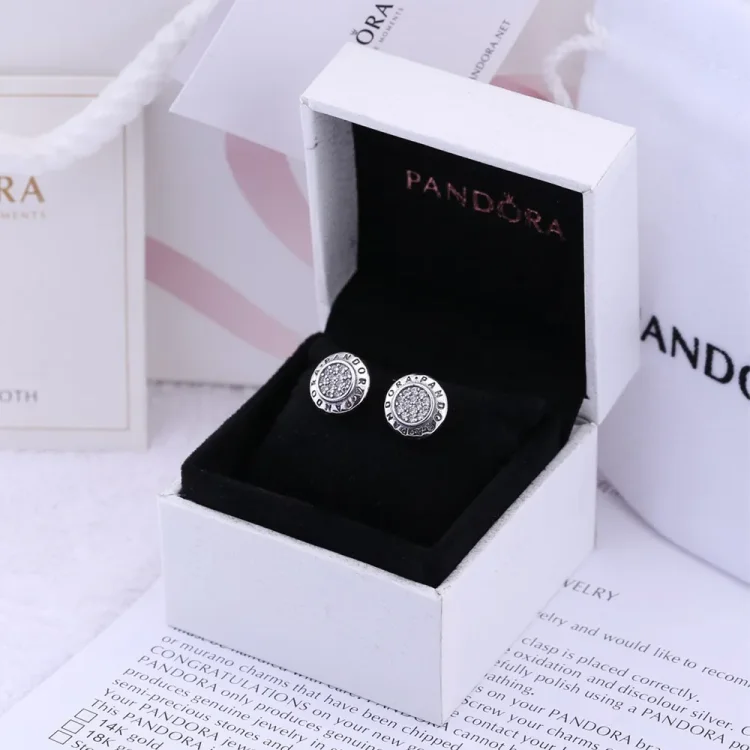 PANDORA uhani s čepki - 290559CZ