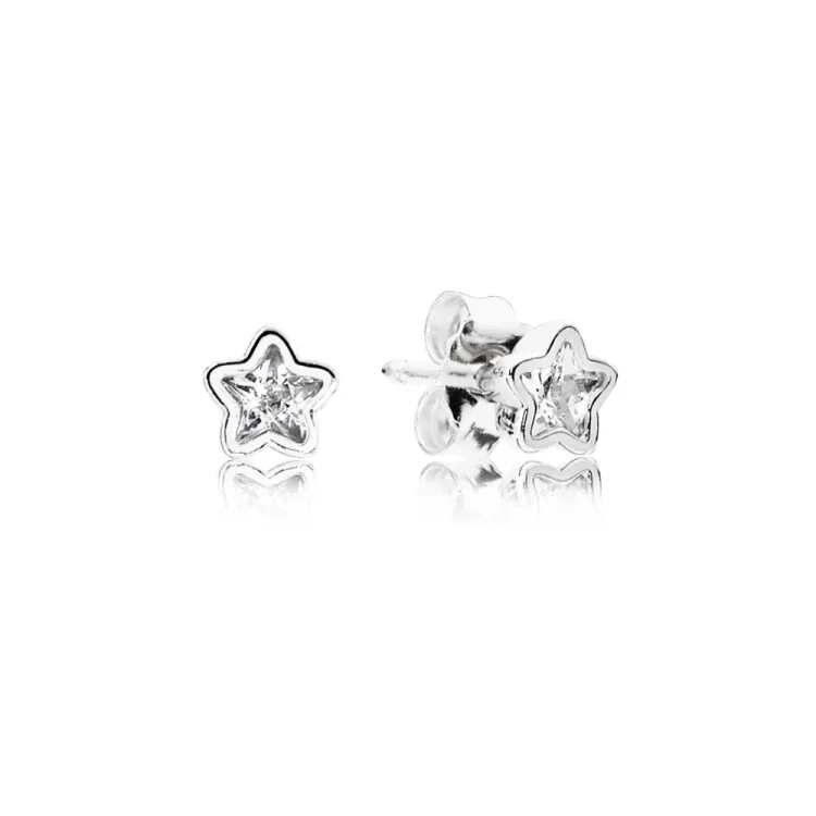 PANDORA Uhani s sijajem zvezd - 290597CZ