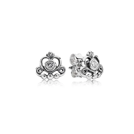 (slika za) PANDORA Uhani s tiarami - 290540CZ