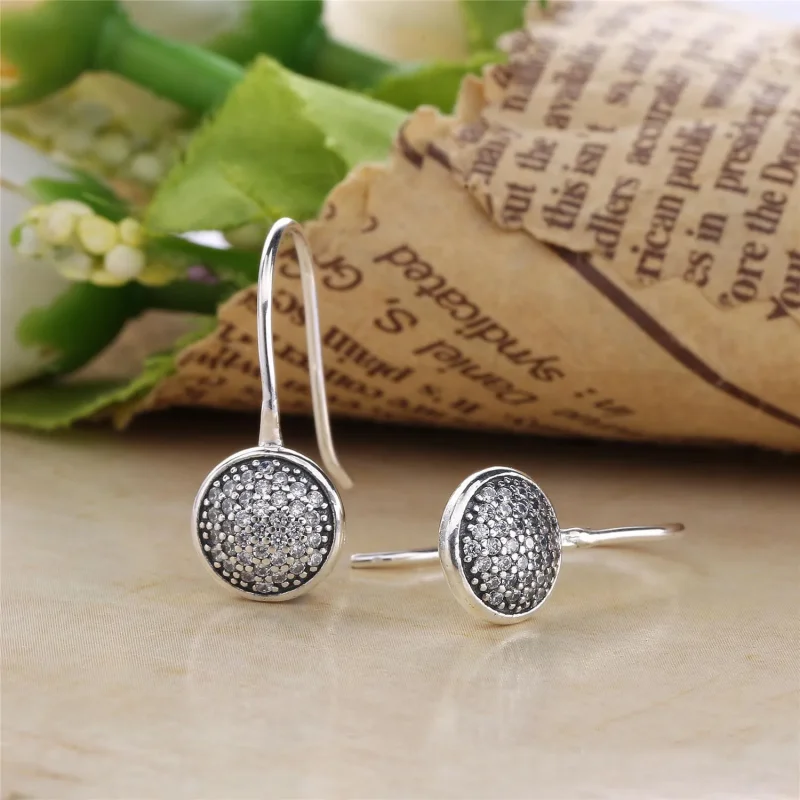 (slika za) PANDORA Uhani z bleščečimi kapljicami - 290734CZ - Ogled 3