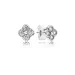 PANDORA Uhani z orientalskimi cvetovi - 290647CZ