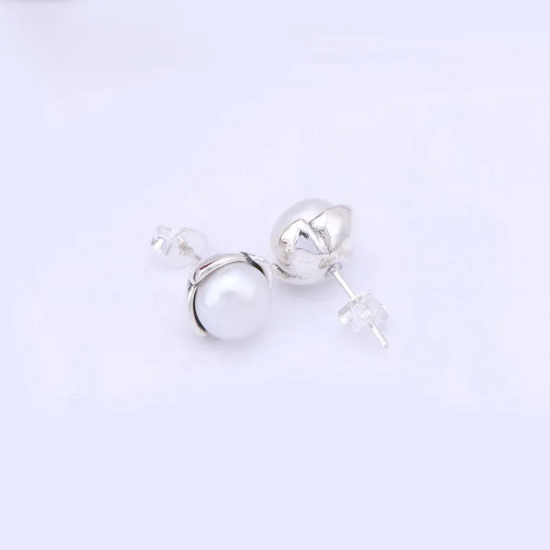 (slika za) PANDORA Veliki biserni uhani - 290533P - Ogled 2