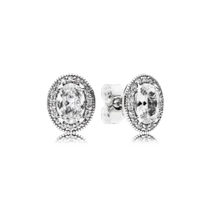 (slika za) PANDORA Vintage Elegance Stud Uhani - 296247CZ