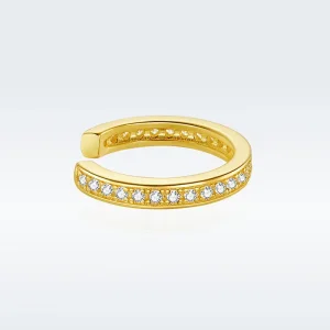 (slika za) Srebrna preprosta sponka za ušesa Pandora Style - SCE998-B