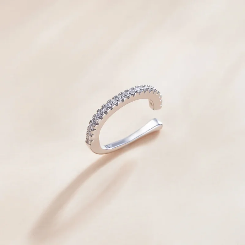 (slika za) Srebrna sponka za eno uho Pandora Style - SCE1022 - Ogled 3