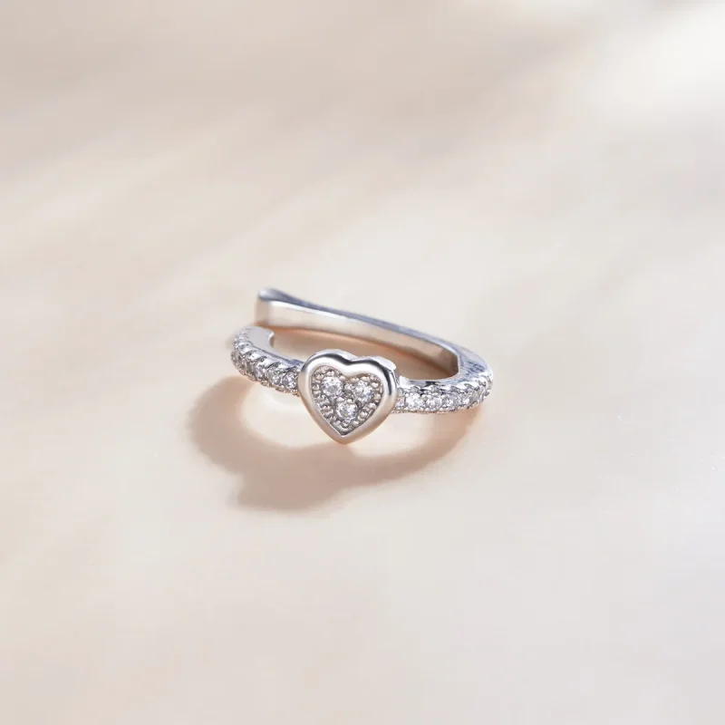 (slika za) Srebrna sponka za eno uho Pandora Style - SCE1023 - Ogled 2