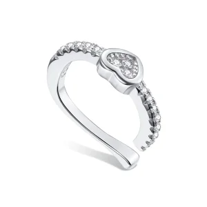 (slika za) Srebrna sponka za eno uho Pandora Style - SCE1023