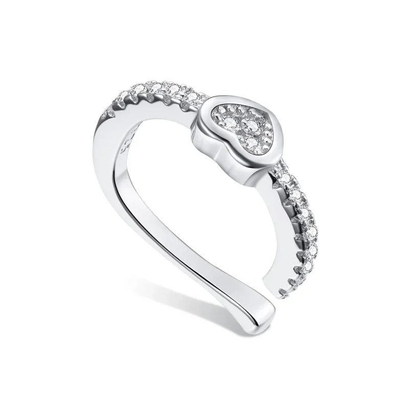 (slika za) Srebrna sponka za eno uho Pandora Style - SCE1023 - Slika izdelka