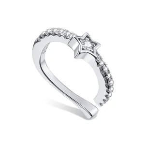 (slika za) Srebrna sponka za eno uho Pandora Style - SCE1024