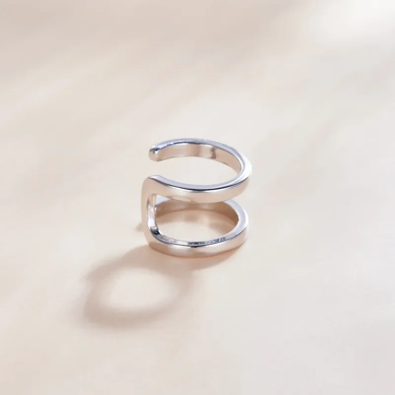 (slika za) Srebrna sponka za eno uho Pandora Style - SCE1025 - Ogled 2