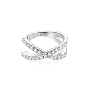 (slika za) Srebrna sponka za ušesa v stilu Pandora - SCE997-A