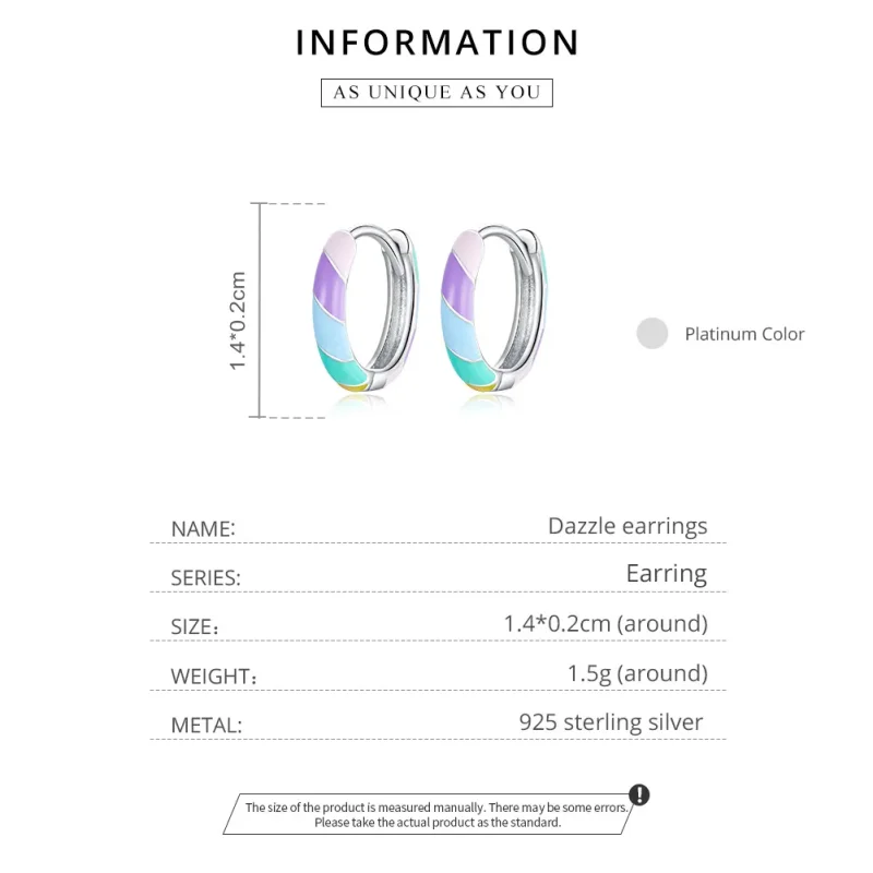 (slika za) Srebrni bleščeči obročasti uhani v slogu Pandora - SCE1085 - Ogled 8