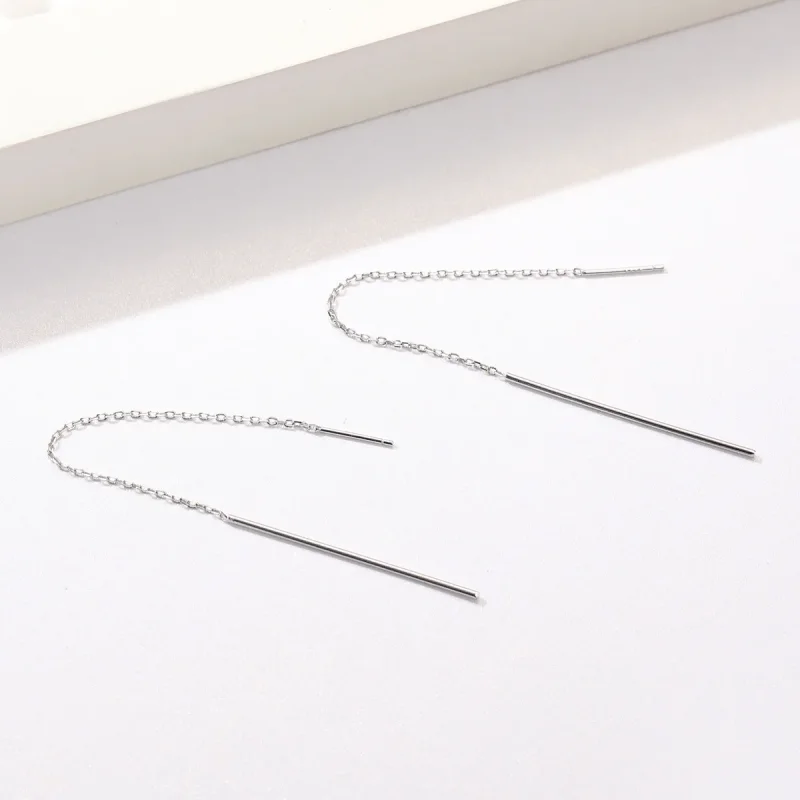 (slika za) Srebrni elegantni viseči uhani v slogu Pandora - SCE490 - Ogled 3