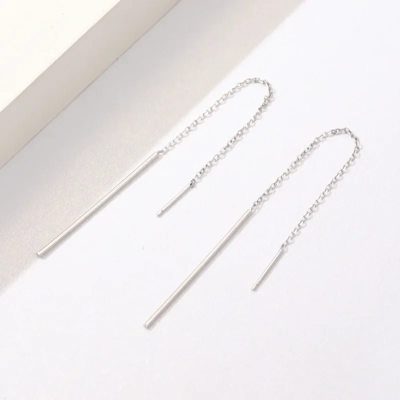 (slika za) Srebrni elegantni viseči uhani v slogu Pandora - SCE490 - Ogled 4