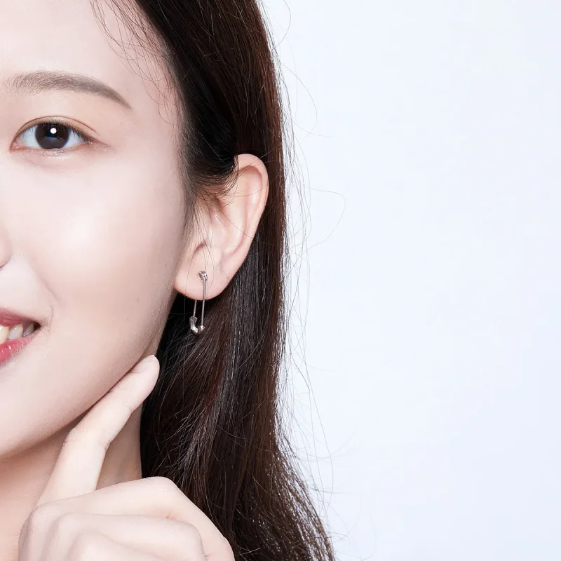 (slika za) Srebrni srebrni uhani iz papirja v slogu Pandora - SCE695-A - Ogled 7