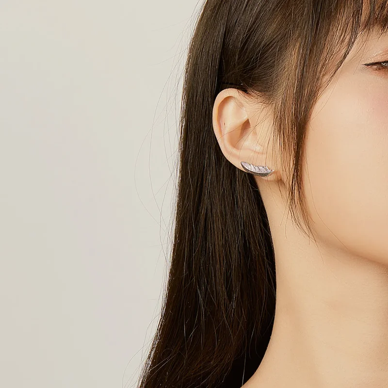 (slika za) Srebrni uhani v slogu Pandora, lahki kot pero - SCE865 - Ogled 7