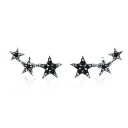 Srebrni uhani v stilu Pandora Secrets of Stars - SCE292