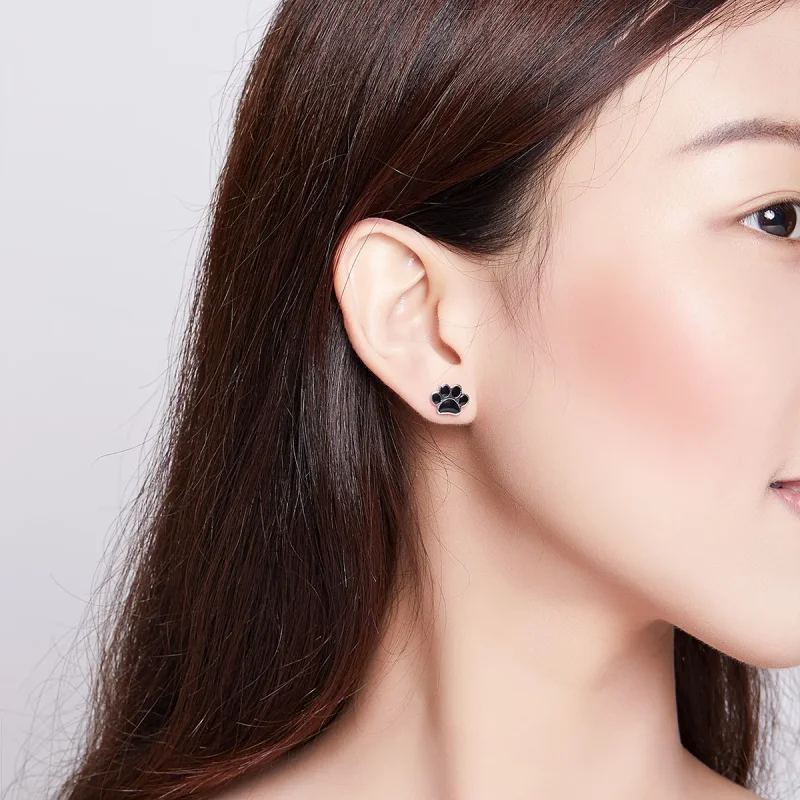 (slika za) Srebrni uhani z ljubkimi kremplji v stilu Pandora - SCE757 - Ogled 6