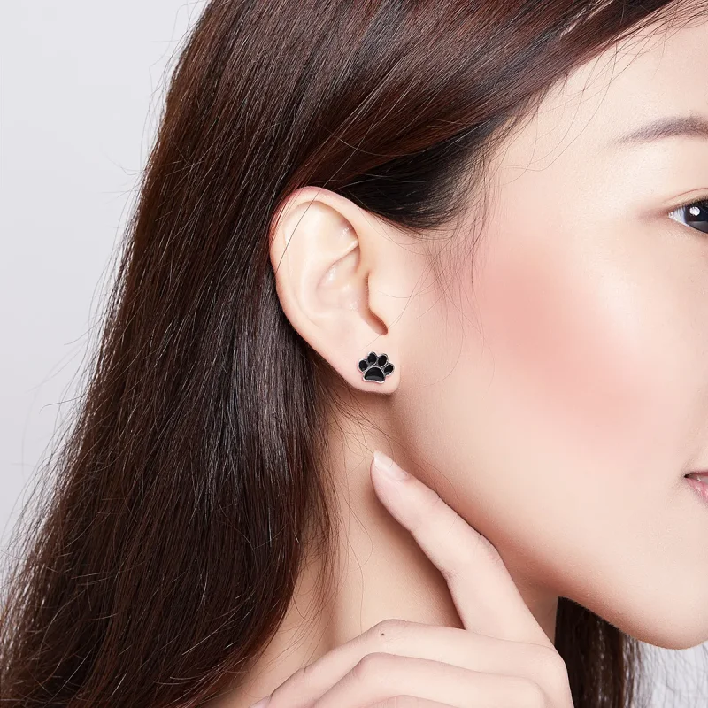 (slika za) Srebrni uhani z ljubkimi kremplji v stilu Pandora - SCE757 - Ogled 7