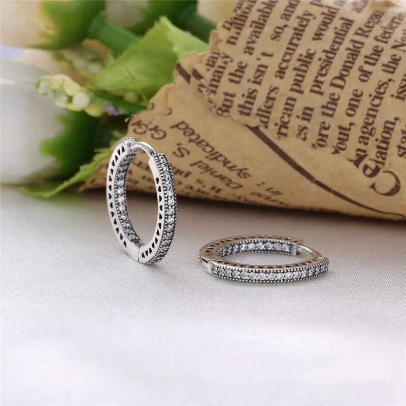 (slika za) Uhani Hearts of PANDORA - 286318CZA - Ogled 2