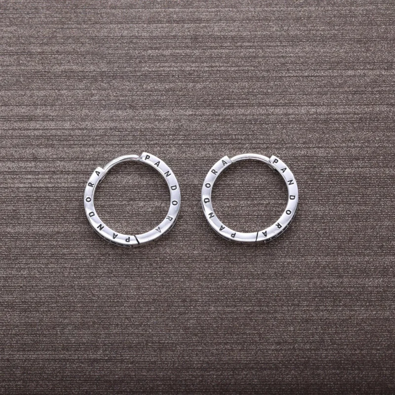 (slika za) Uhani Pandora Logo - 290558CZ - Ogled 3