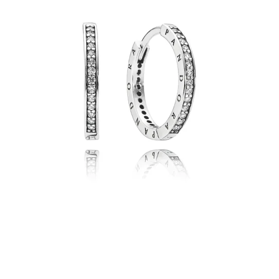 (slika za) Uhani Pandora Logo - 290558CZ