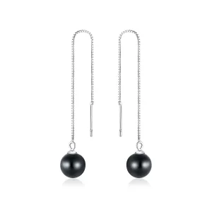 (slika za) Viseči uhani iz srebrnega ahata v stilu Pandora - SCE878