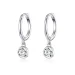 Viseči uhani iz srebrnega cirkonija v stilu Pandora - SCE830
