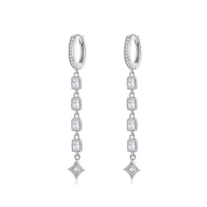 (slika za) Viseči uhani Pandora Style Silver Ziron Love - SCE583