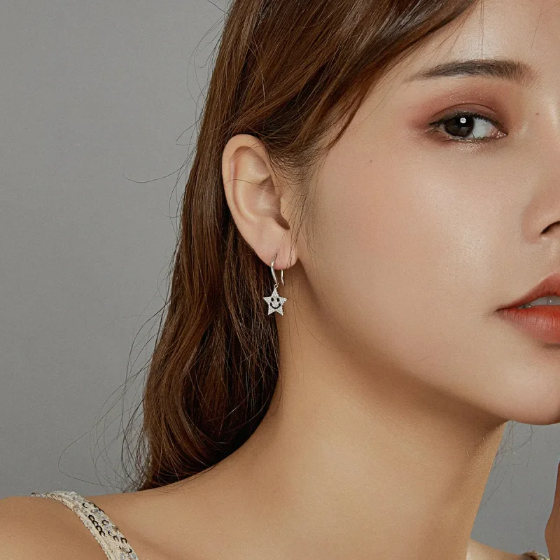 (slika za) Viseči uhani Pandora Smile Star - SCE946 - Ogled 7