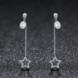 Viseči uhani Pandora Style Bright Stars - VSE127