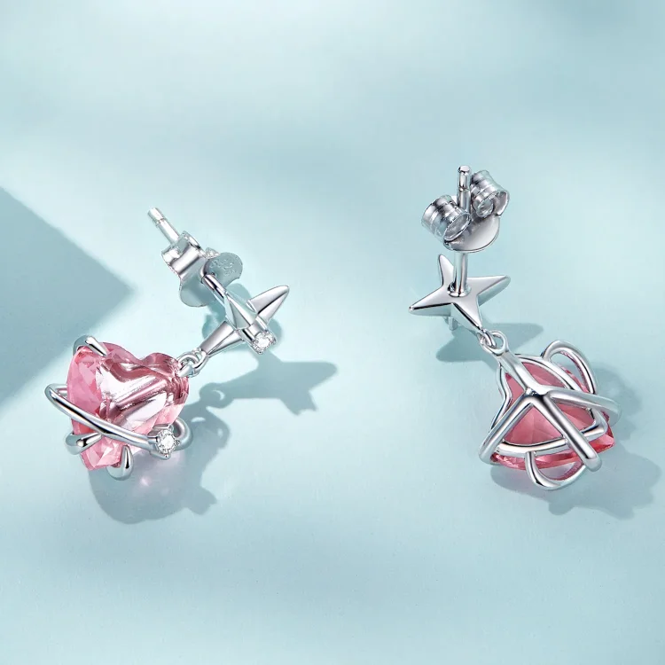 Viseči uhani Pandora Style Girl Planet - SCE1502