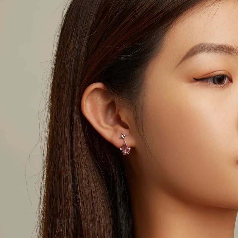 (slika za) Viseči uhani Pandora Style Girl Planet - SCE1502 - Ogled 7