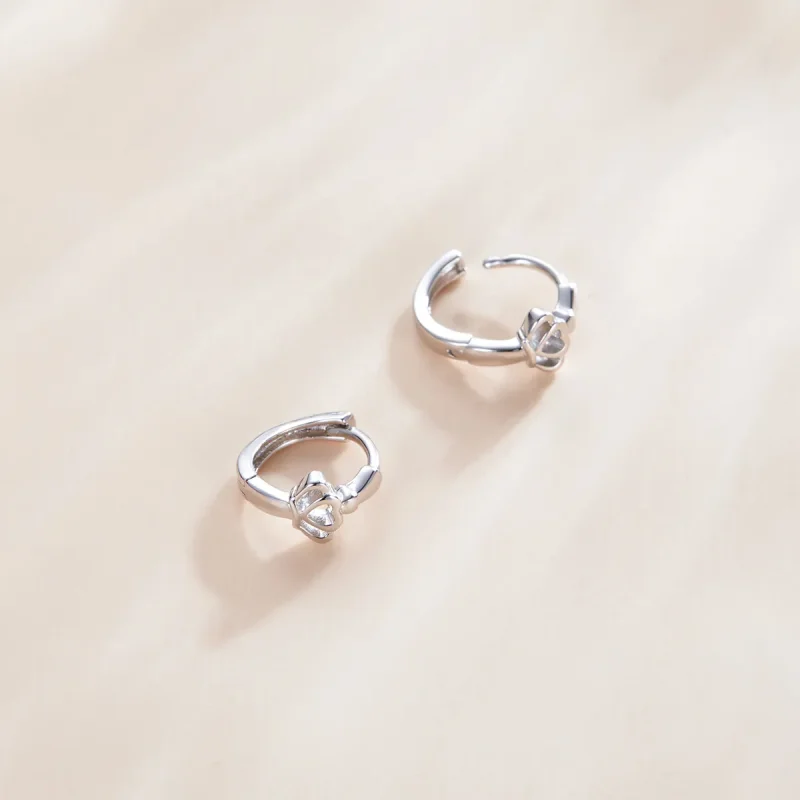 (slika za) Kronski uhani v slogu Pandora - SCE1040 - Ogled 3