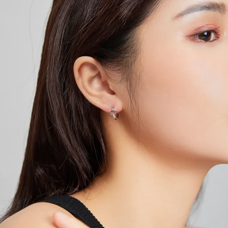 (slika za) Kronski uhani v slogu Pandora - SCE1040 - Ogled 7