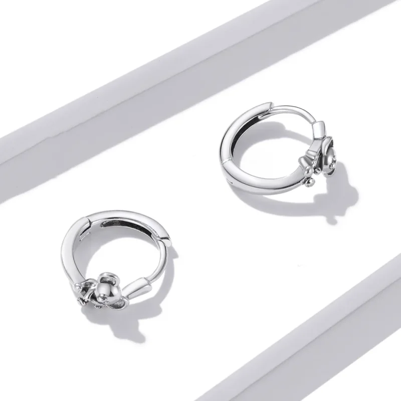 (slika za) Ljubki uhani v obliki koale v slogu Pandora - BSE507 - Ogled 2