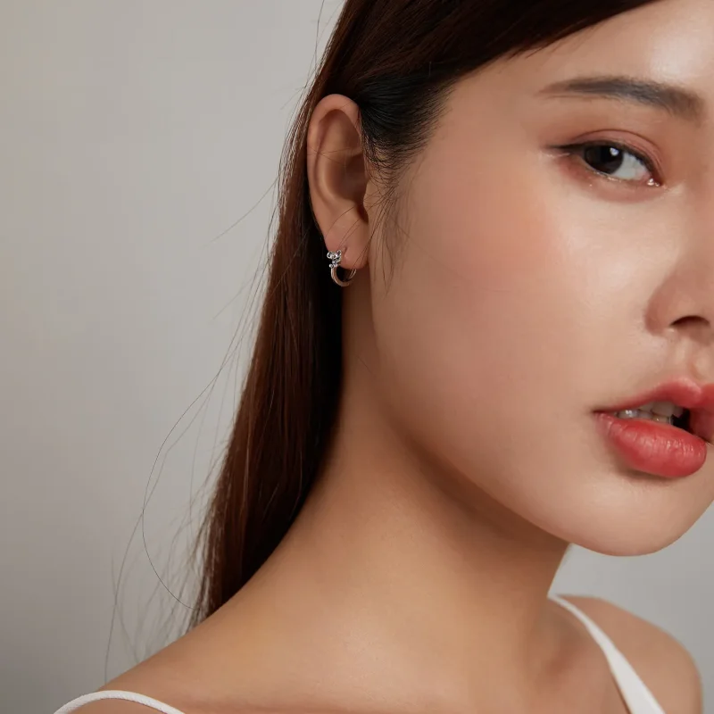 (slika za) Ljubki uhani v obliki koale v slogu Pandora - BSE507 - Ogled 8