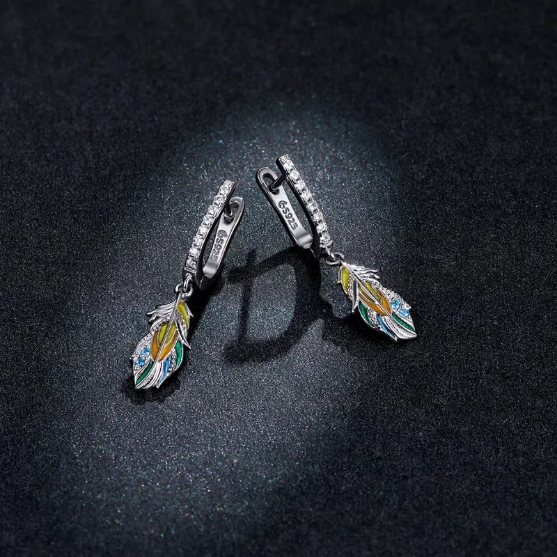 (slika za) Obročasti uhani Iroha v stilu Pandora - BSE485 - Ogled 5