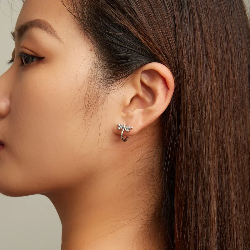 (slika za) Obročasti uhani z kačjimi pastirji v slogu Pandora - SCE1511 - Ogled 6