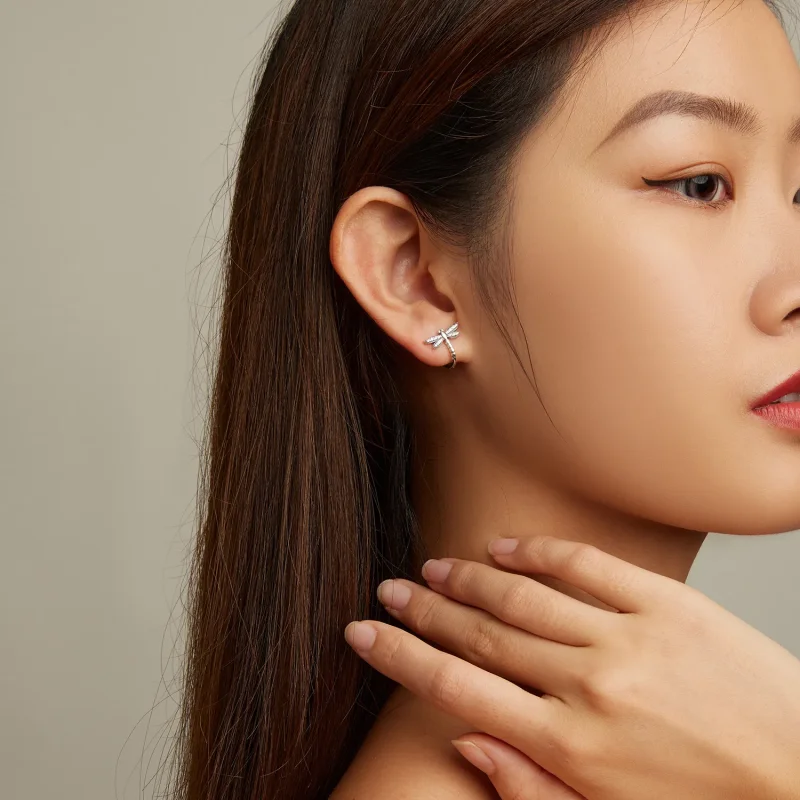 (slika za) Obročasti uhani z kačjimi pastirji v slogu Pandora - SCE1511 - Ogled 7