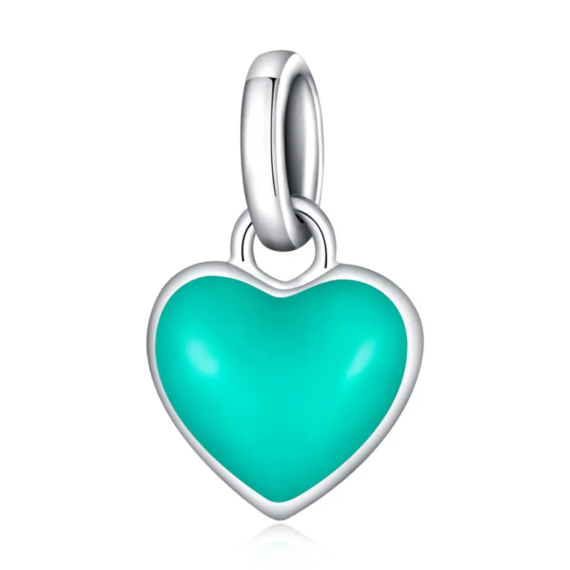 (slika za) Pandora Style Me Lake Green Love Viseči - SCP063-TQ - Slika izdelka