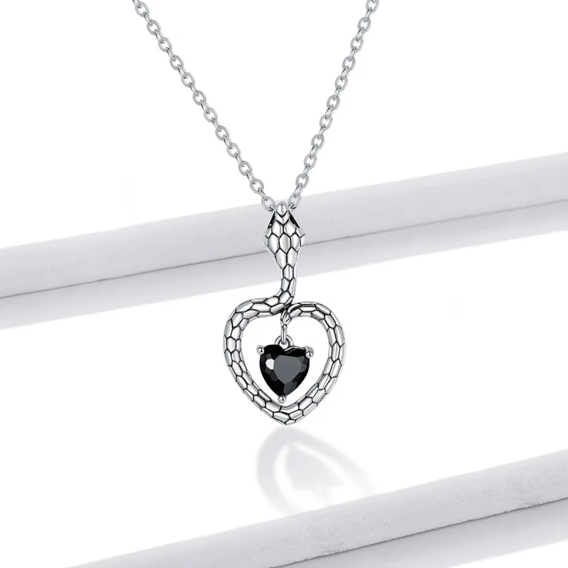 (slika za) Kreativna ogrlica s kačo v stilu Pandora - BSN233 - Ogled 2