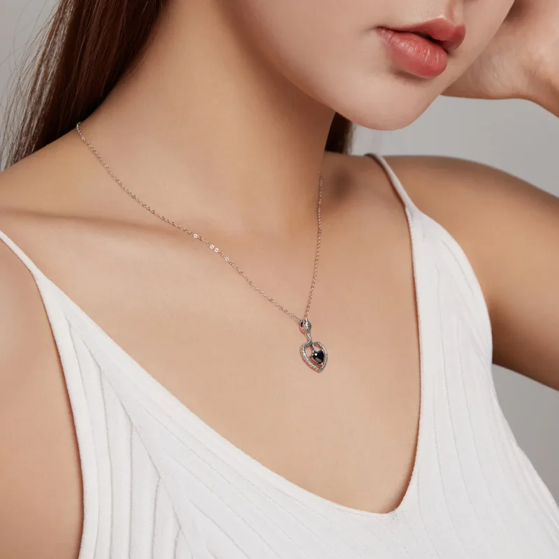 (slika za) Kreativna ogrlica s kačo v stilu Pandora - BSN233 - Ogled 9