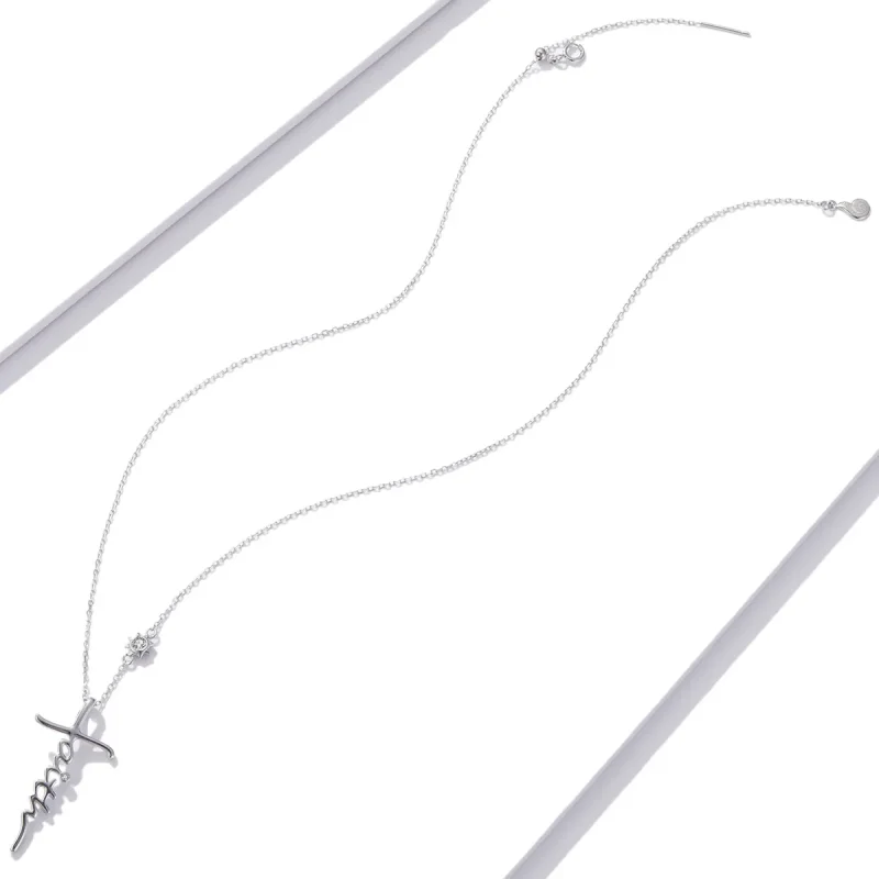 (slika za) Ogrlica Faith of the Cross v stilu Pandora - BSN231 - Ogled 4