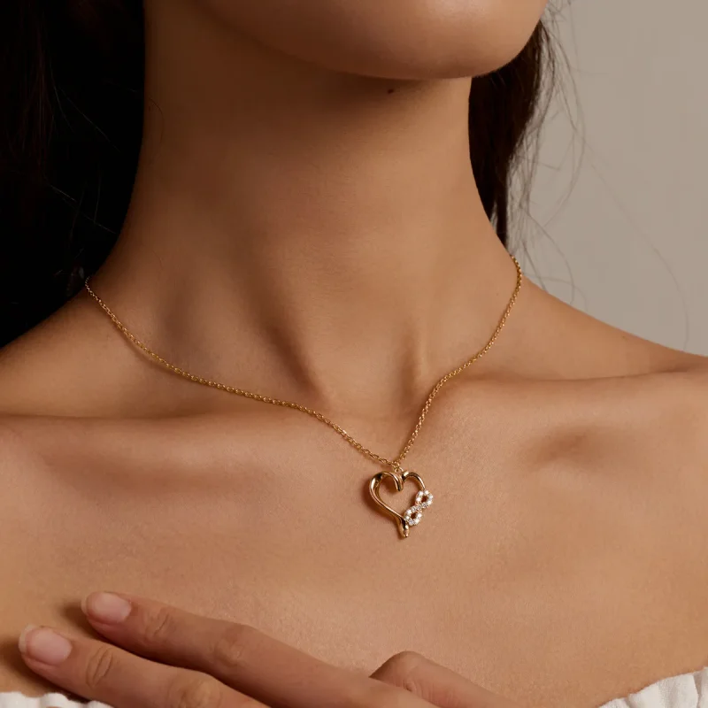 (slika za) Ogrlica Pandora Style Infinite Love - BSN236 - Ogled 9